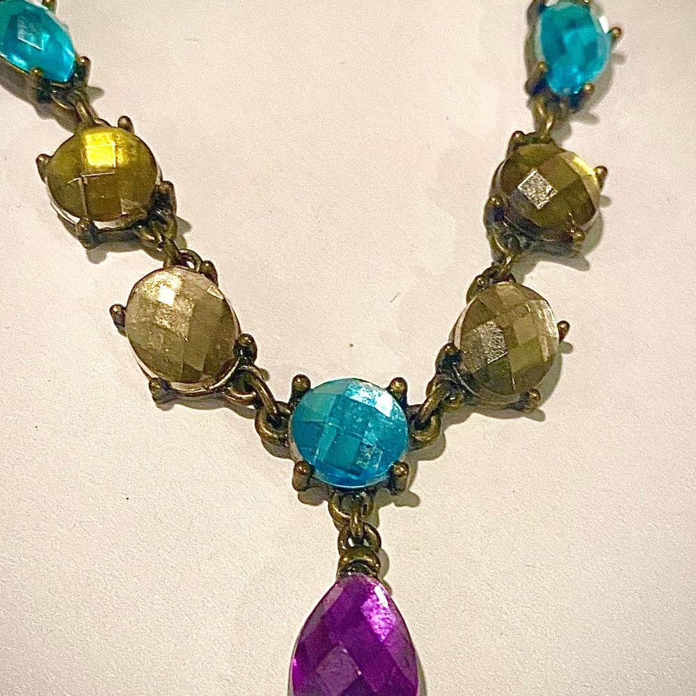 Elegant Multicolor Gemstone Necklace